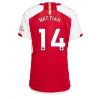 Dres Arsenal Eddie Nketiah #14 Domáci pre Ženy 2023-24 Krátky Rukáv
